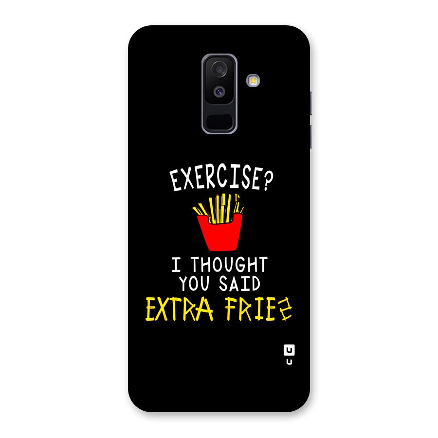Extra Fries Back Case for Galaxy A6 Plus