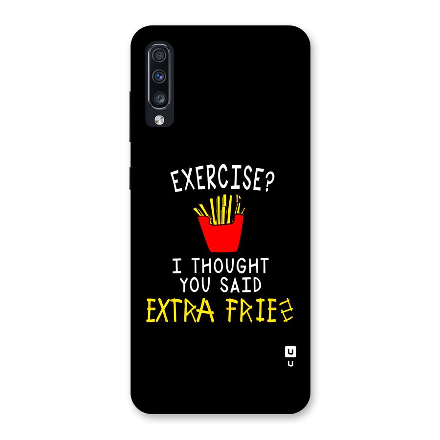 Extra Fries Back Case for Galaxy A70
