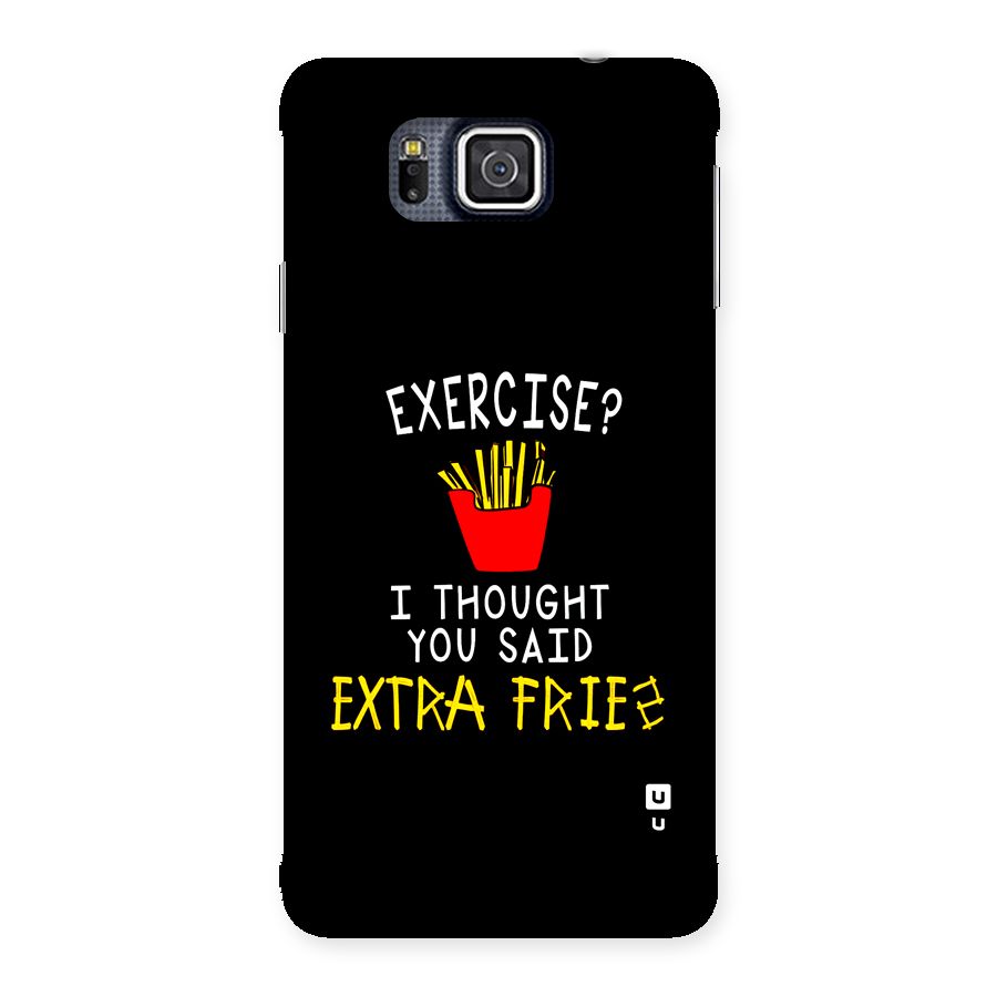 Extra Fries Back Case for Galaxy Alpha