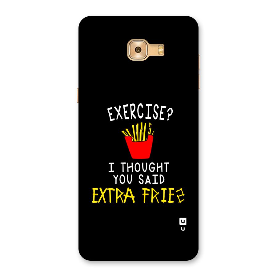 Extra Fries Back Case for Galaxy C9 Pro