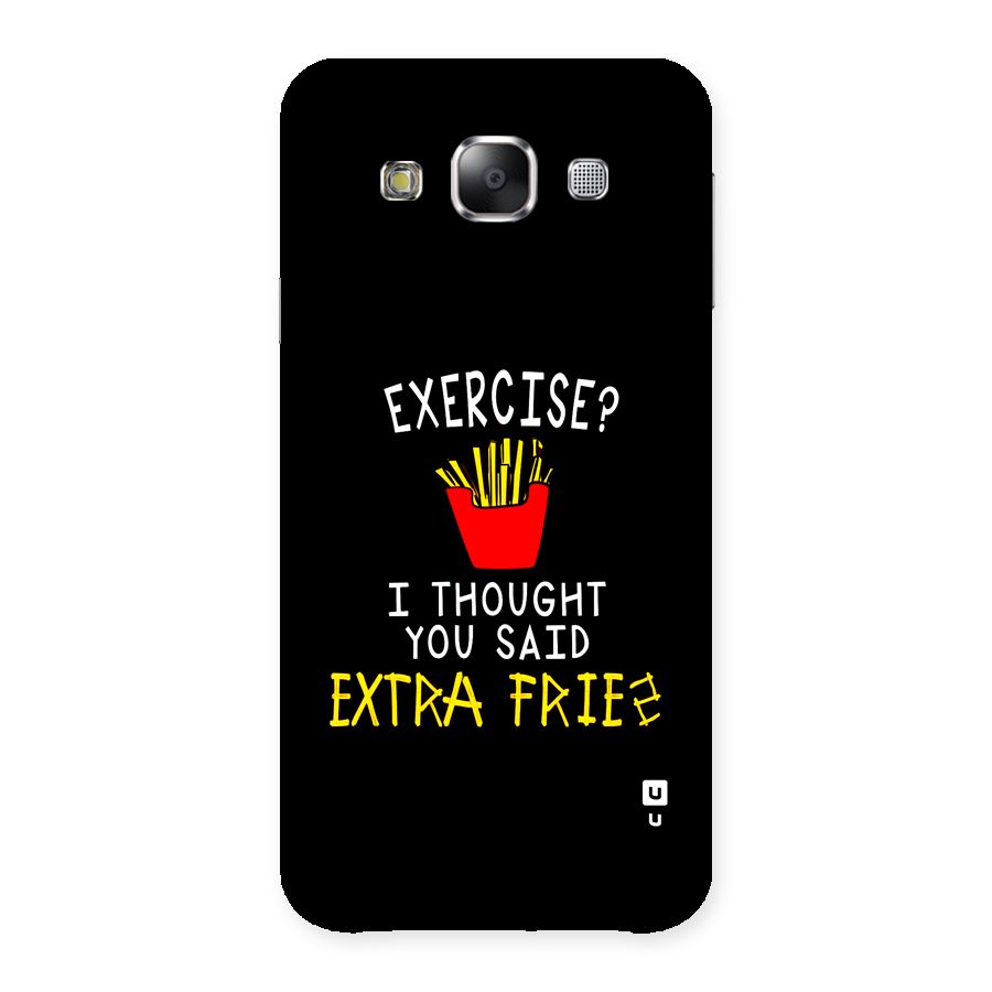 Extra Fries Back Case for Galaxy E5