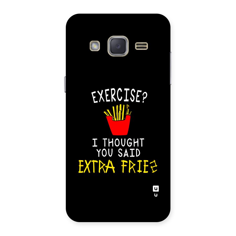 Extra Fries Back Case for Galaxy J2
