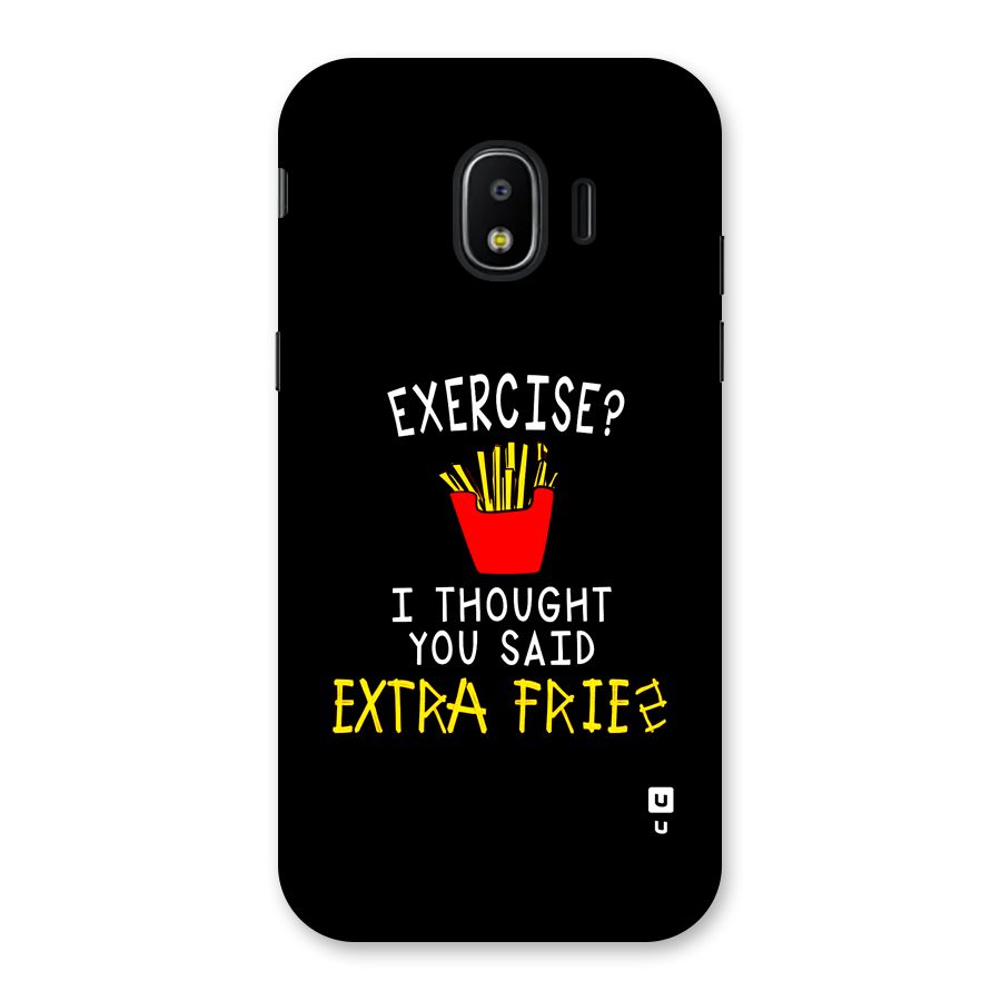 Extra Fries Back Case for Galaxy J2 Pro 2018