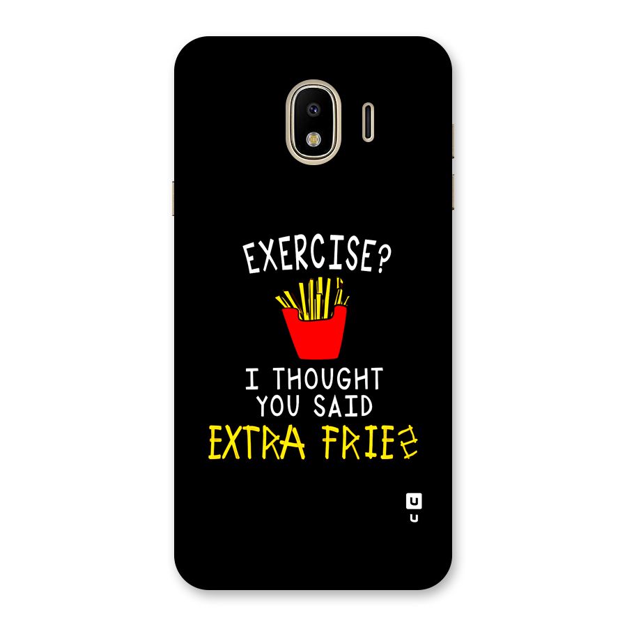 Extra Fries Back Case for Galaxy J4