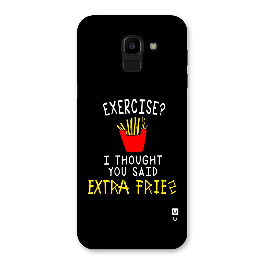 Extra Fries Back Case for Galaxy J6
