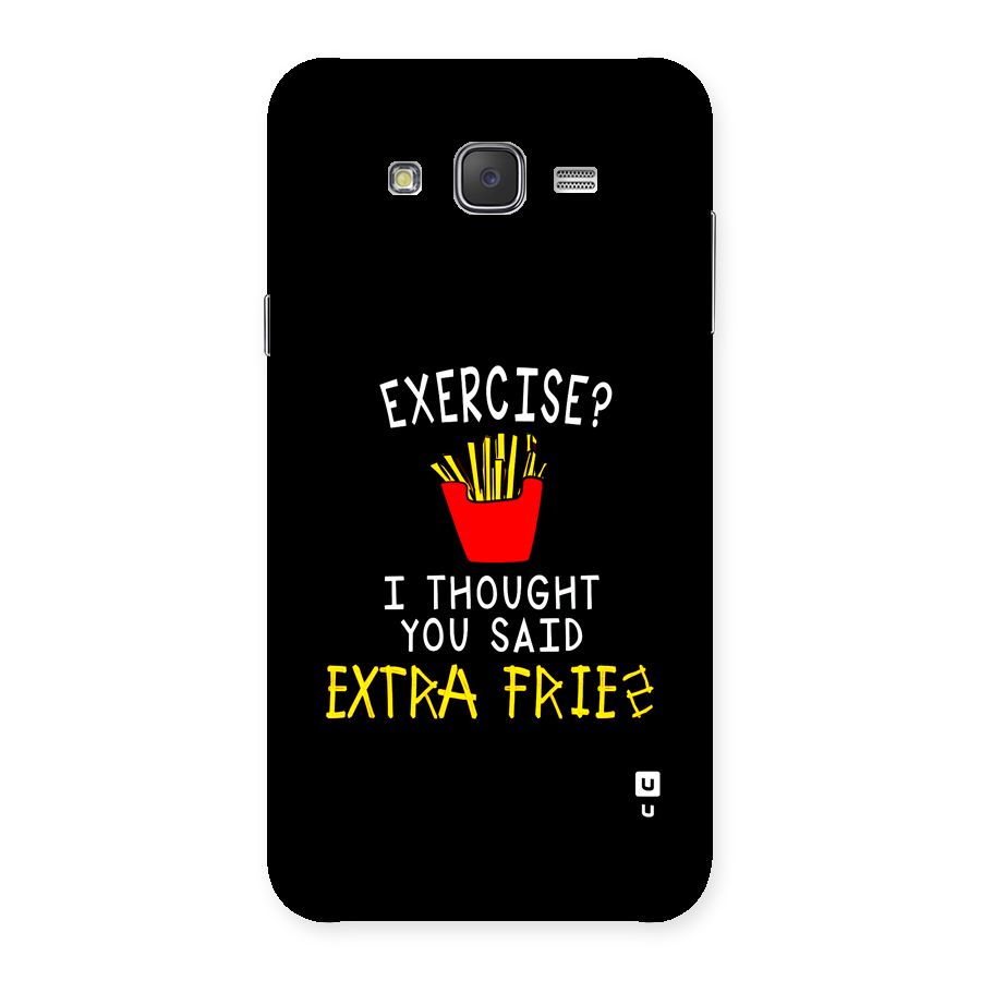Extra Fries Back Case for Galaxy J7
