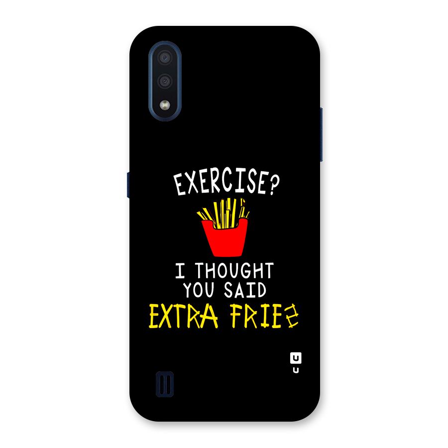 Extra Fries Back Case for Galaxy M01