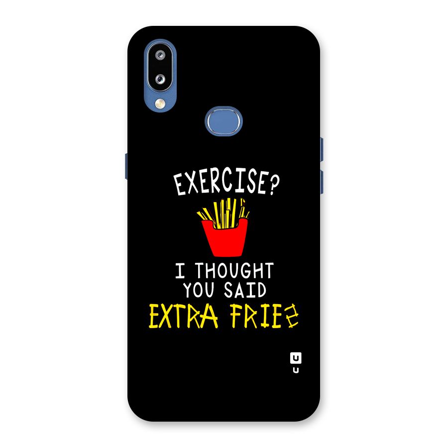 Extra Fries Back Case for Galaxy M01s