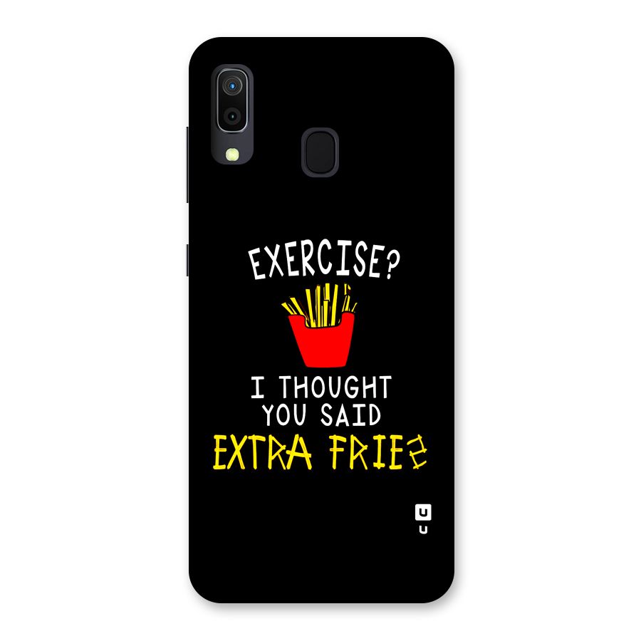 Extra Fries Back Case for Galaxy M10s