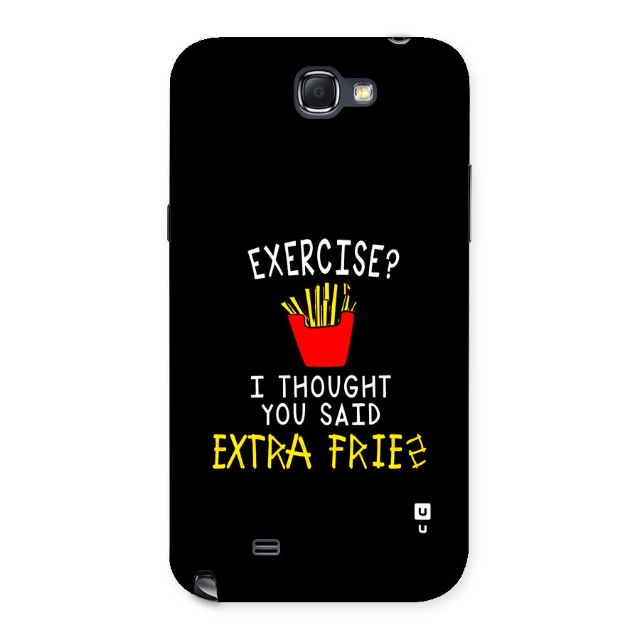 Extra Fries Back Case for Galaxy Note 2
