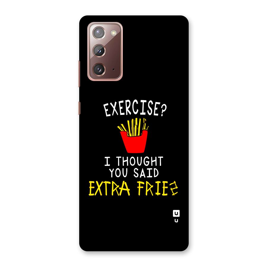 Extra Fries Back Case for Galaxy Note 20