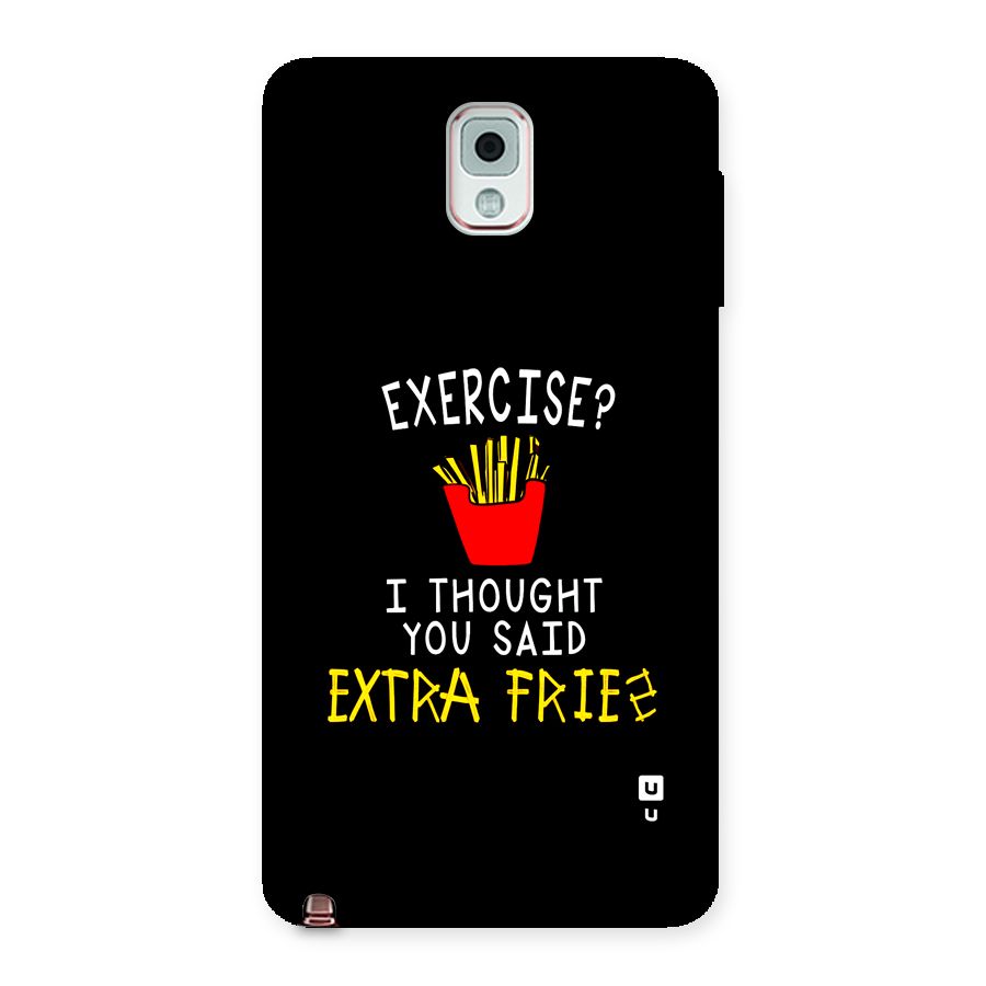 Extra Fries Back Case for Galaxy Note 3