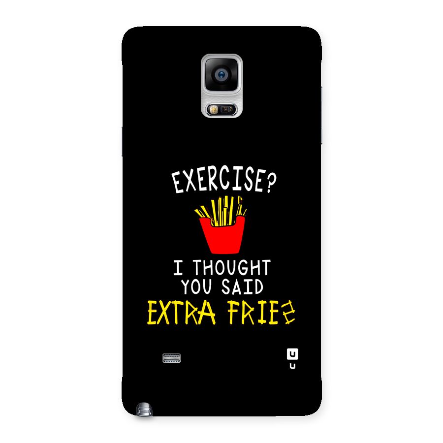 Extra Fries Back Case for Galaxy Note 4