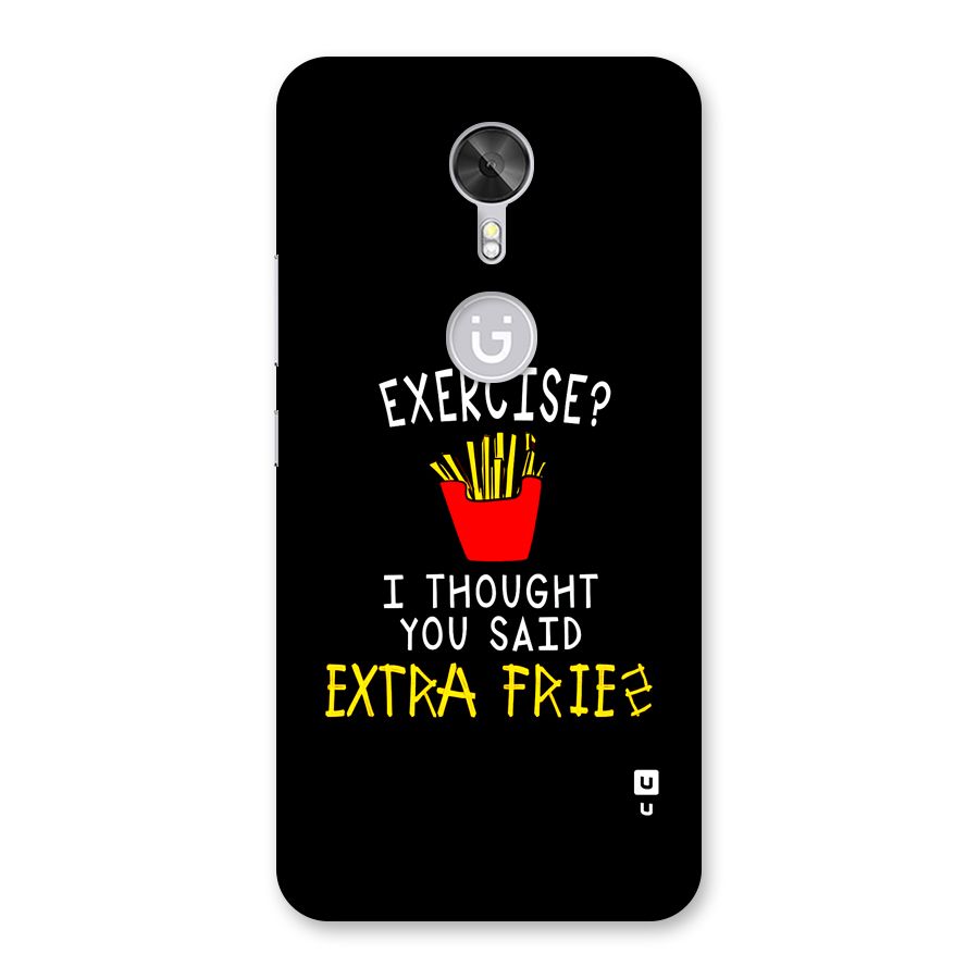 Extra Fries Back Case for Gionee A1