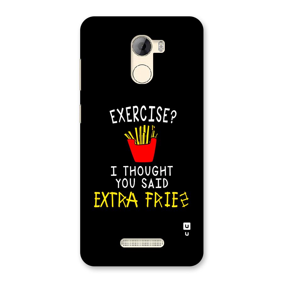 Extra Fries Back Case for Gionee A1 LIte