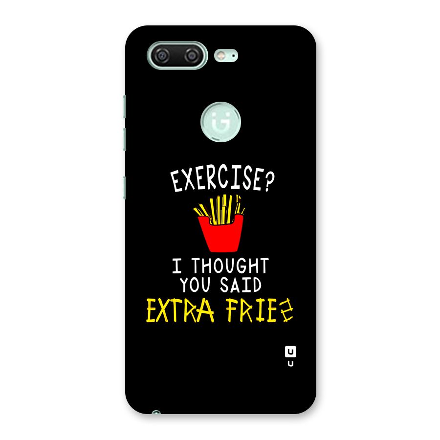 Extra Fries Back Case for Gionee S10