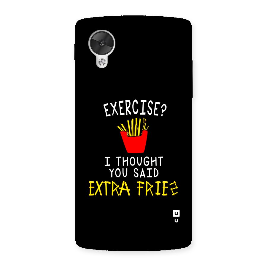 Extra Fries Back Case for Google Nexus 5