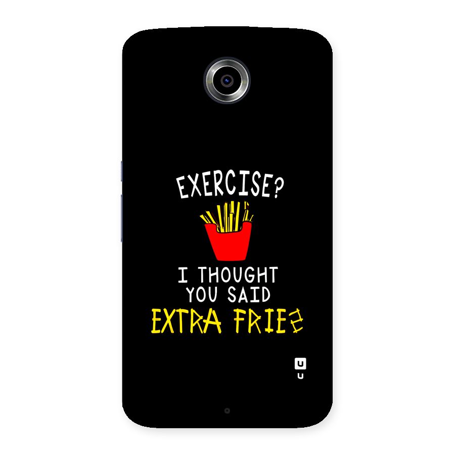 Extra Fries Back Case for Google Nexus 6