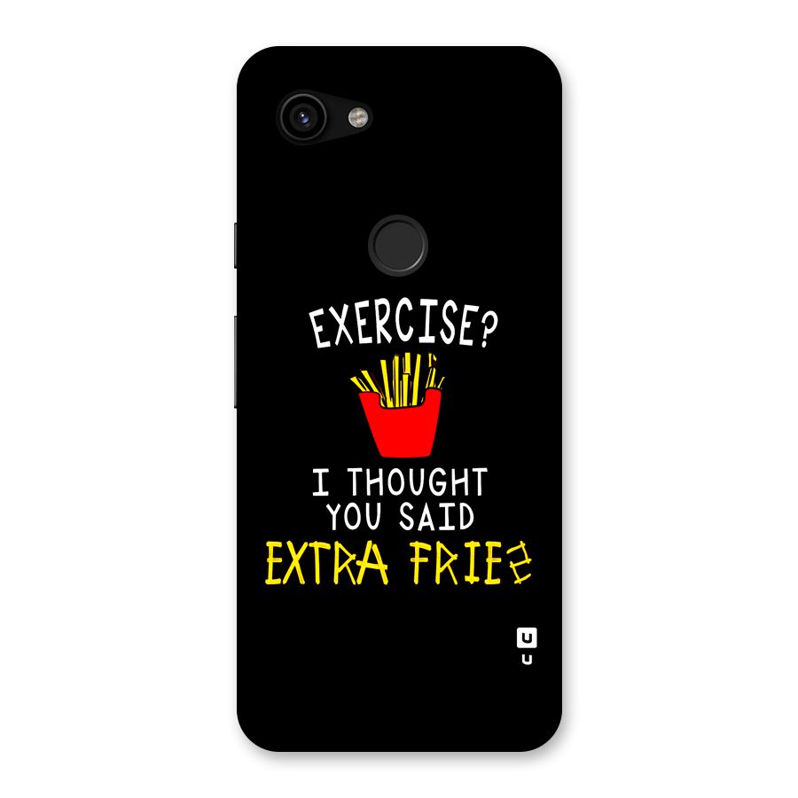 Extra Fries Back Case for Google Pixel 3a