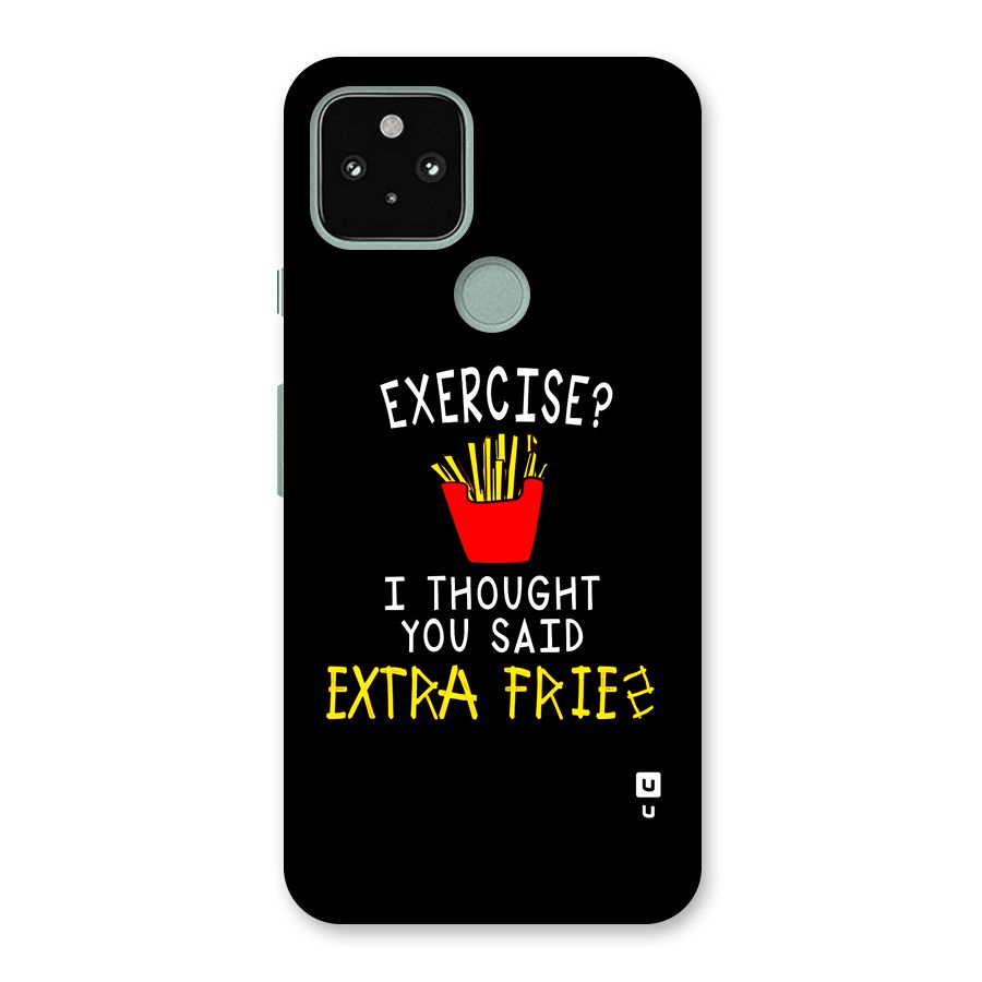 Extra Fries Back Case for Google Pixel 5