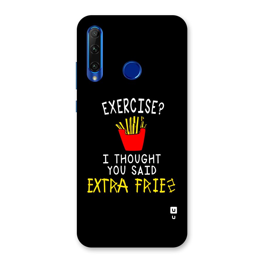 Extra Fries Back Case for Honor 20i