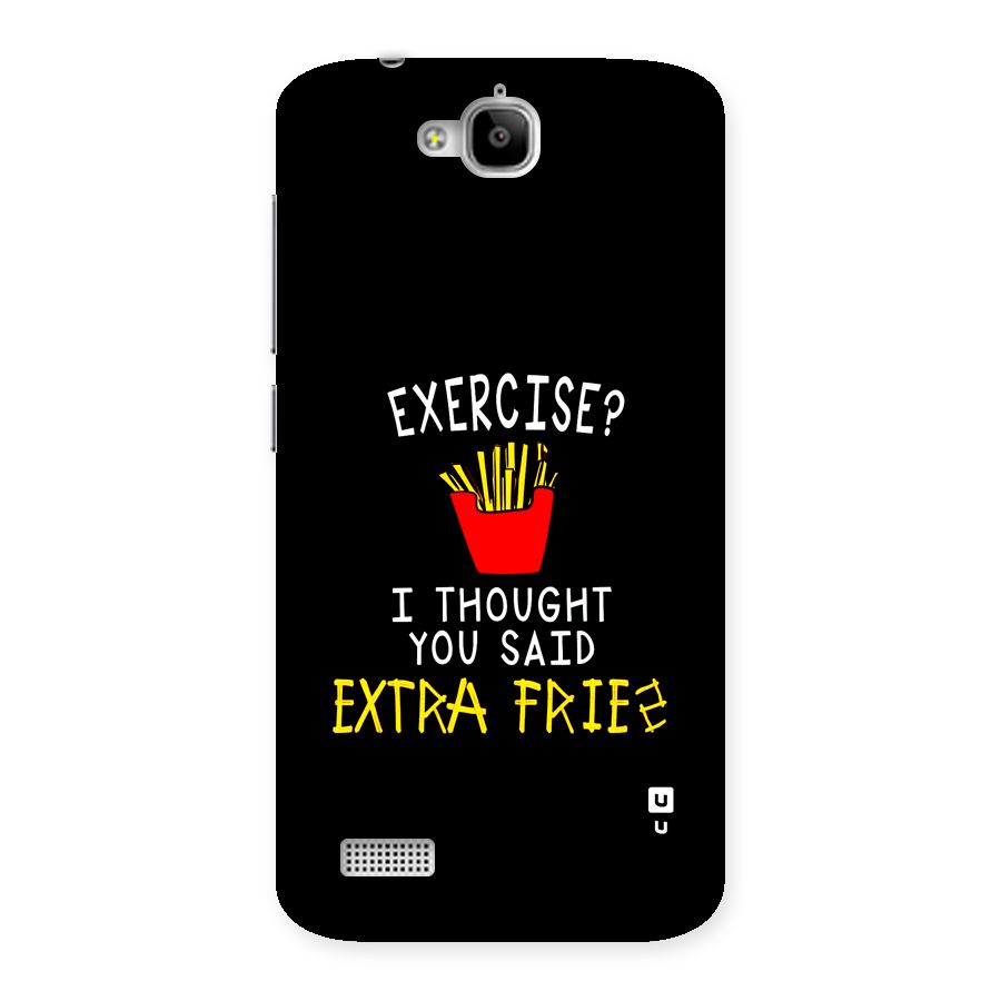 Extra Fries Back Case for Honor Holly
