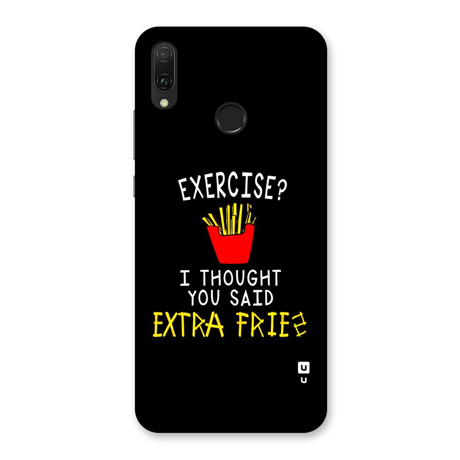 Extra Fries Back Case for Huawei Y9 (2019)