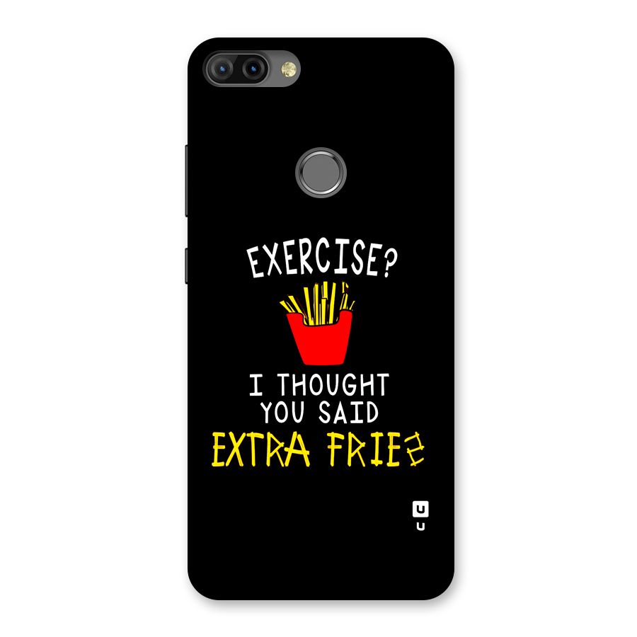 Extra Fries Back Case for Infinix Hot 6 Pro