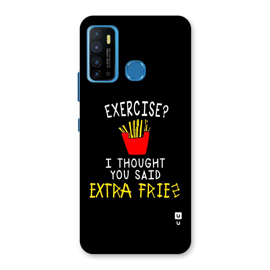 Extra Fries Back Case for Infinix Hot 9