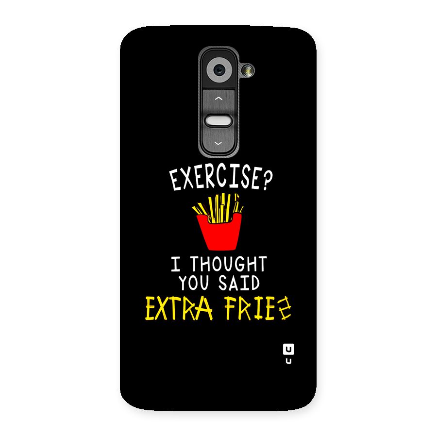 Extra Fries Back Case for LG G2