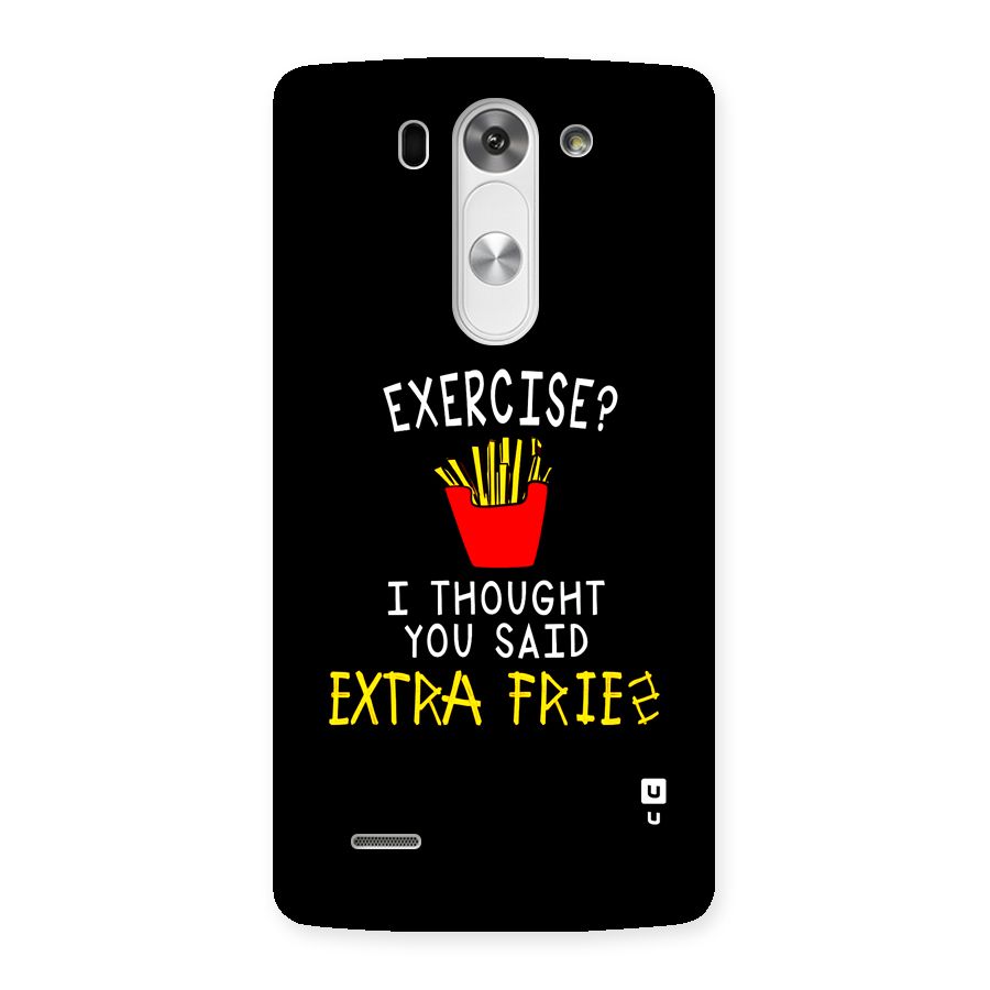 Extra Fries Back Case for LG G3 Mini