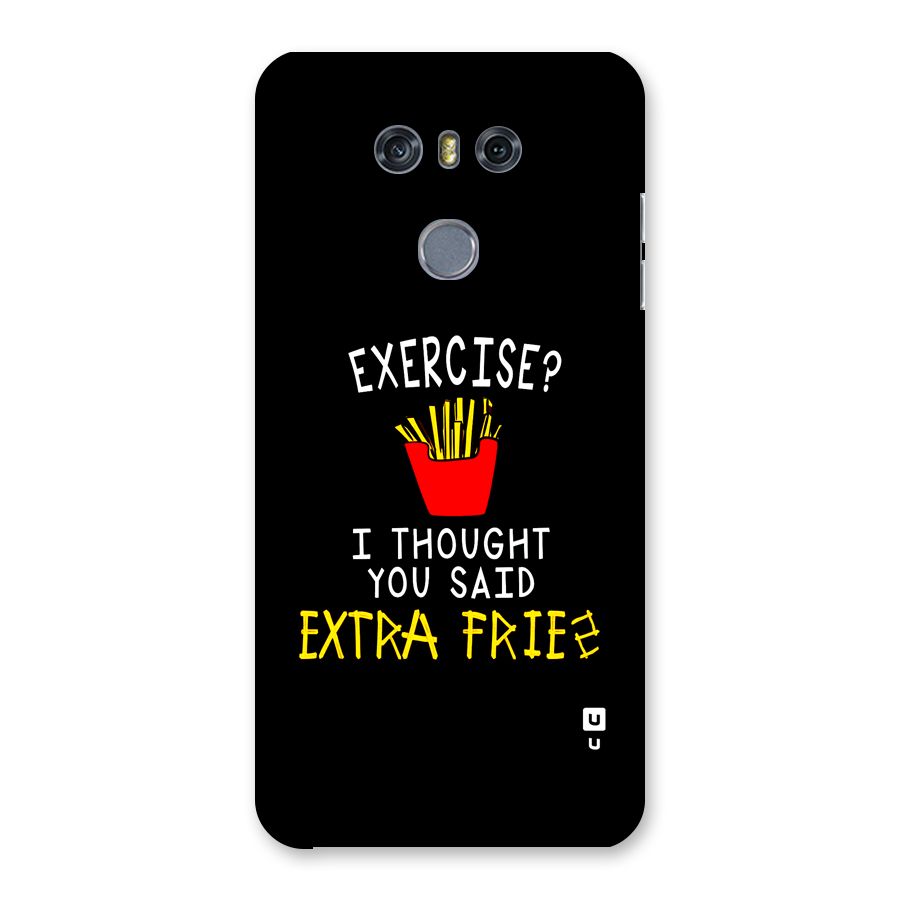 Extra Fries Back Case for LG G6