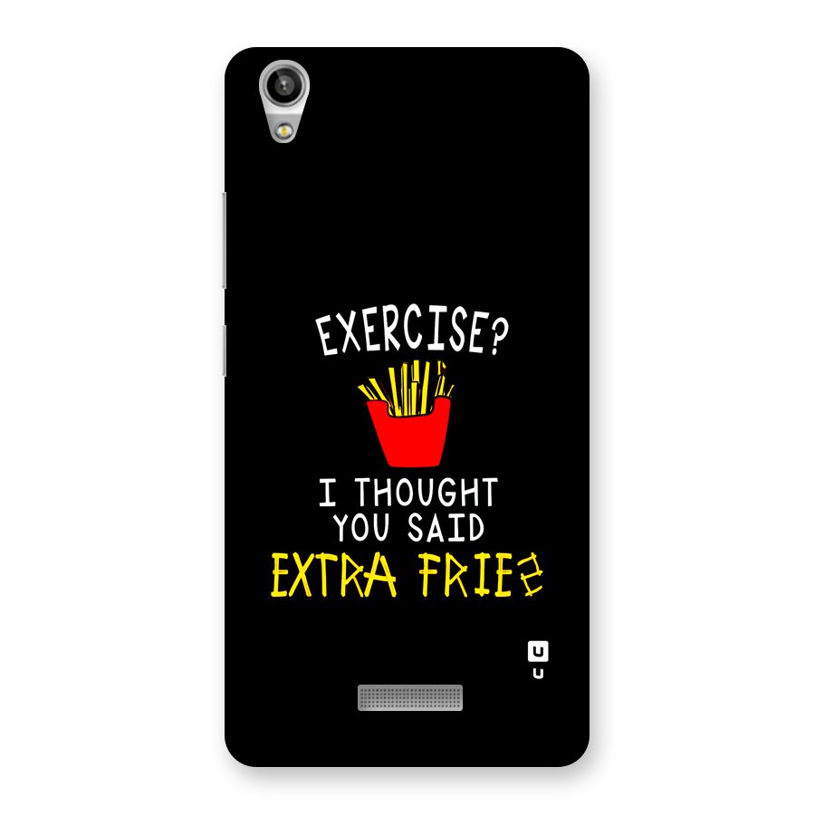 Extra Fries Back Case for Lava Pixel V1