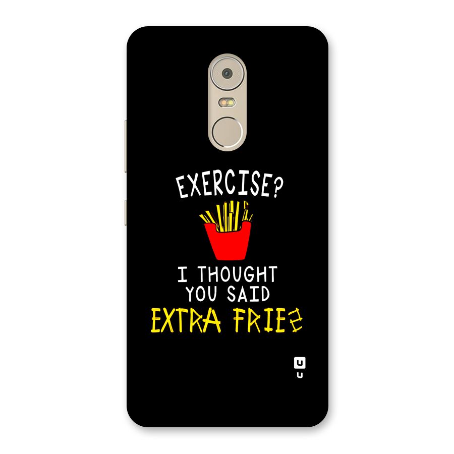 Extra Fries Back Case for Lenovo K6 Note