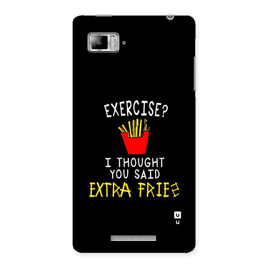 Extra Fries Back Case for Lenovo Vibe Z K910