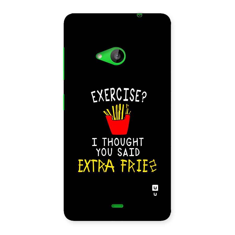 Extra Fries Back Case for Lumia 535