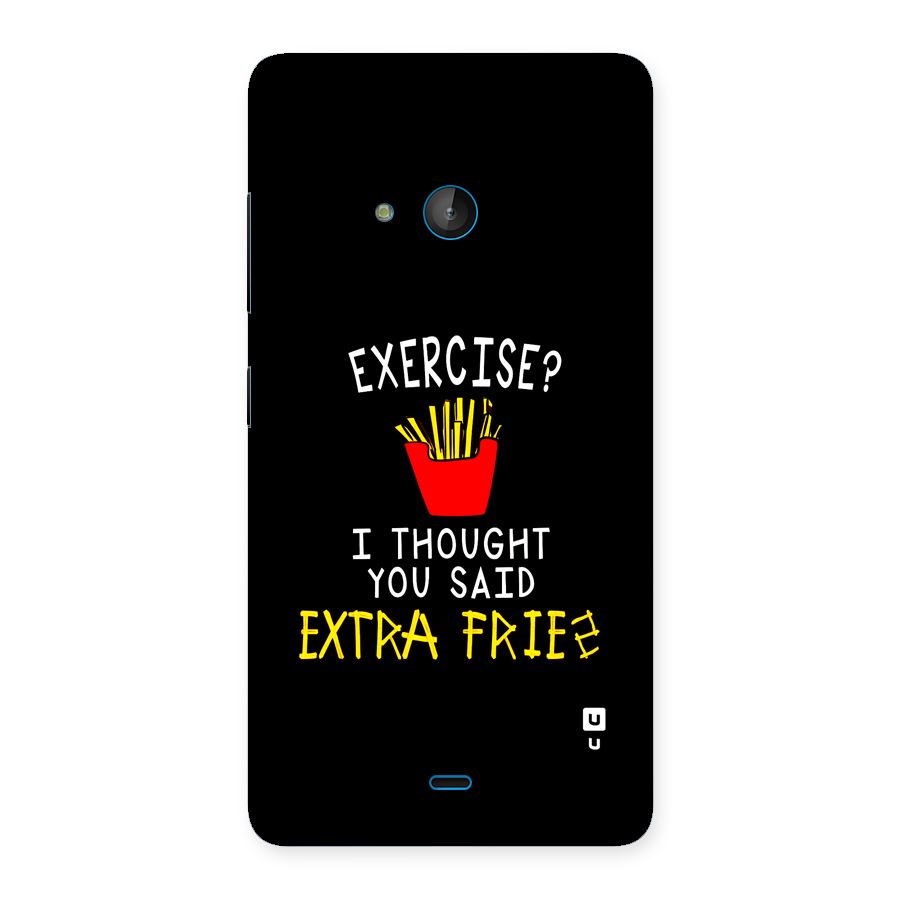 Extra Fries Back Case for Lumia 540