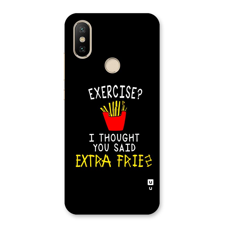 Extra Fries Back Case for Mi A2