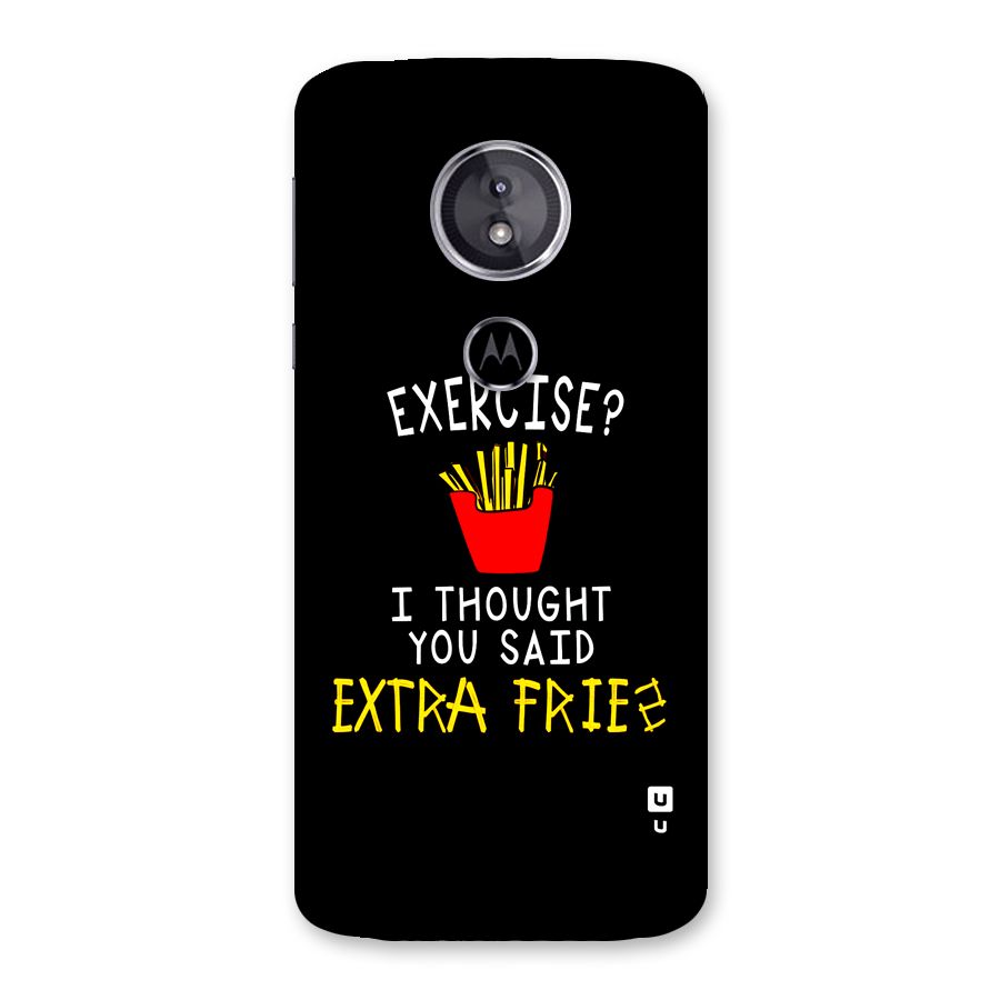 Extra Fries Back Case for Moto E5