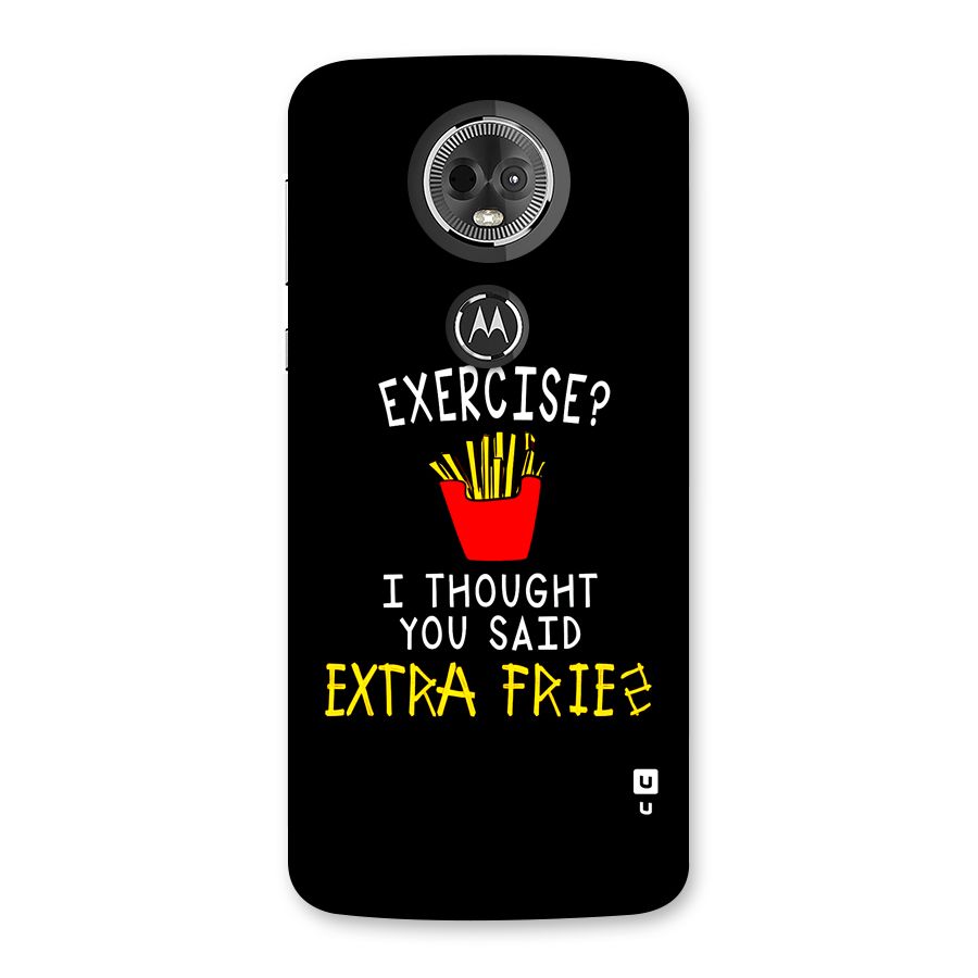 Extra Fries Back Case for Moto E5 Plus