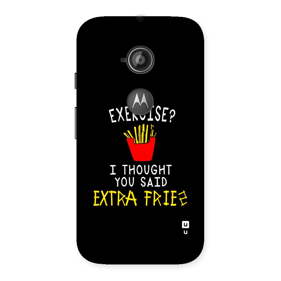 Extra Fries Back Case for Moto E 2nd Gen
