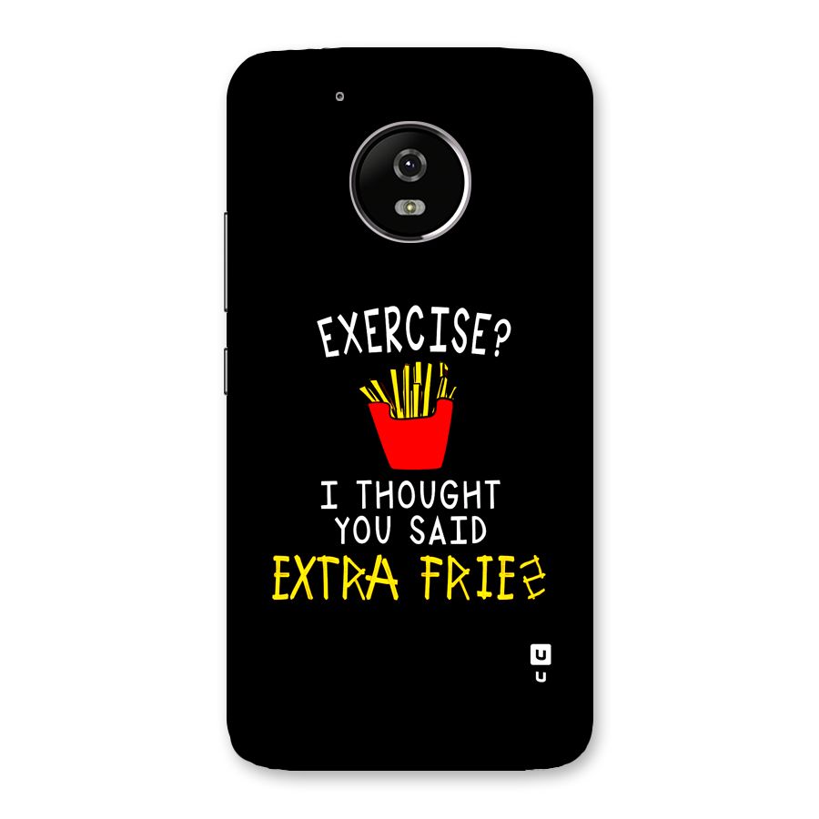 Extra Fries Back Case for Moto G5