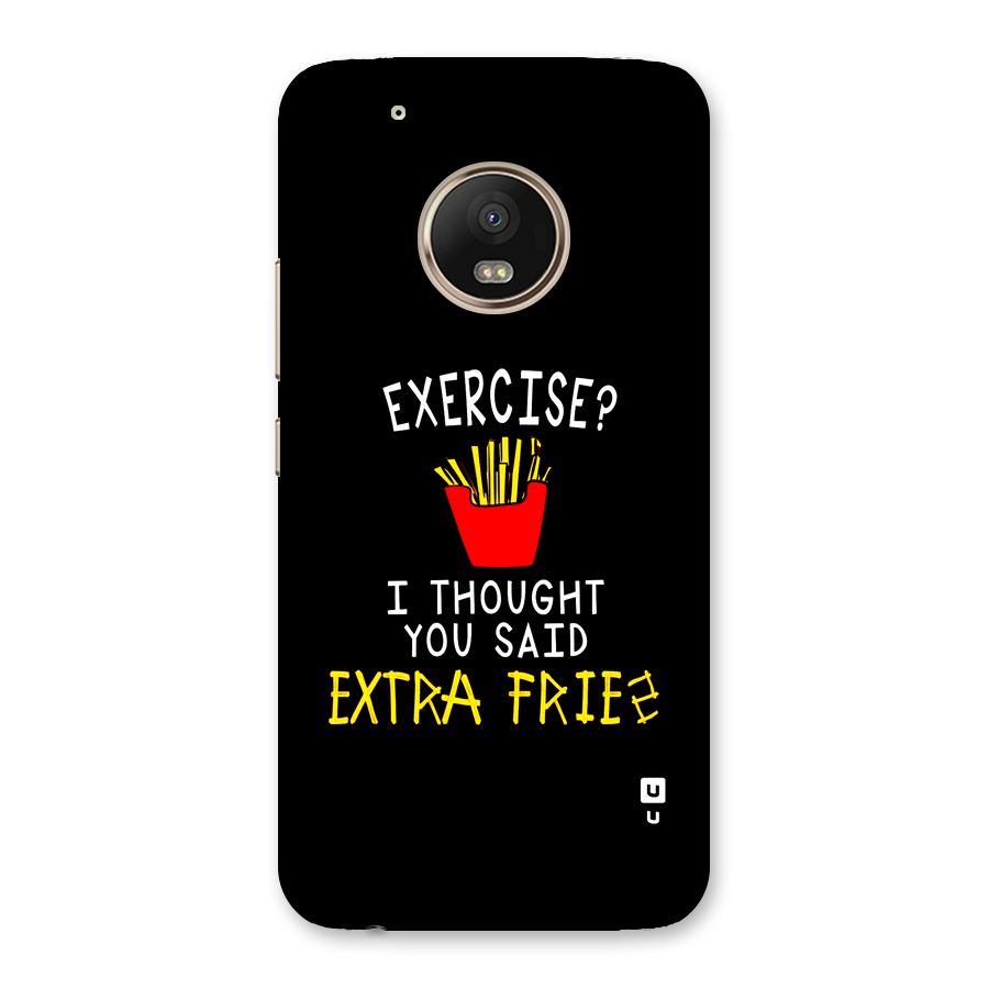 Extra Fries Back Case for Moto G5 Plus