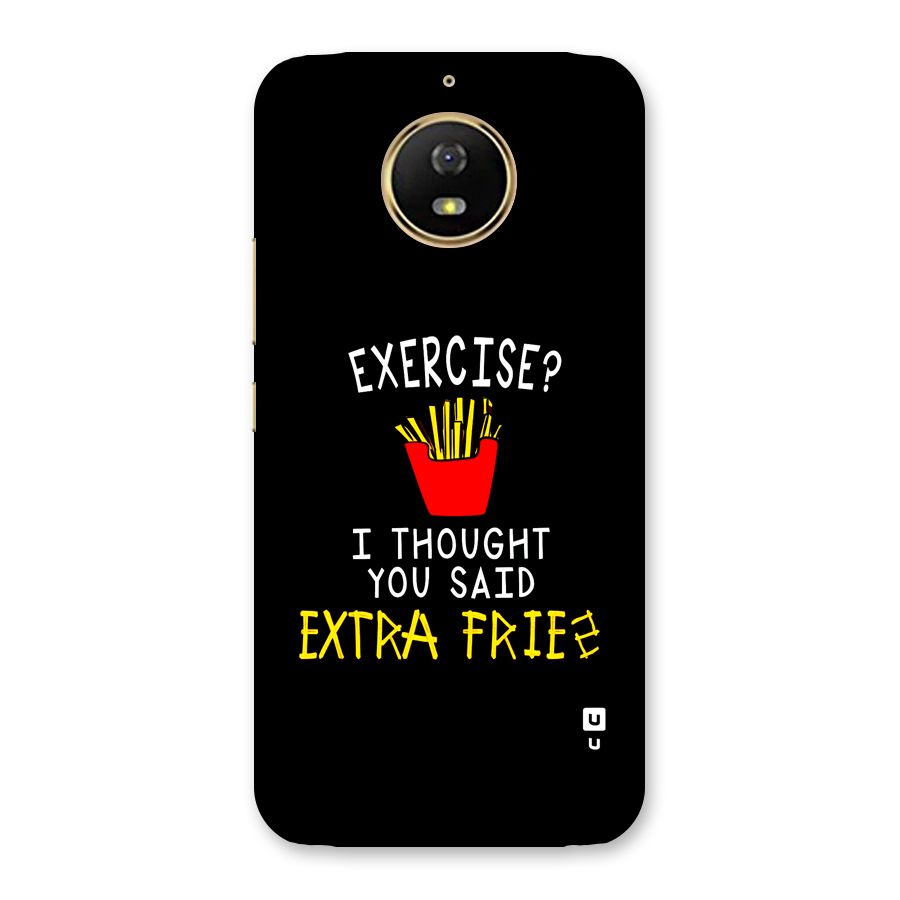 Extra Fries Back Case for Moto G5s