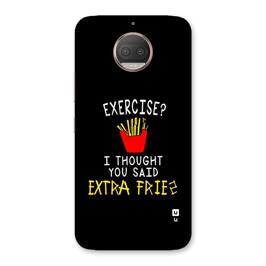 Extra Fries Back Case for Moto G5s Plus