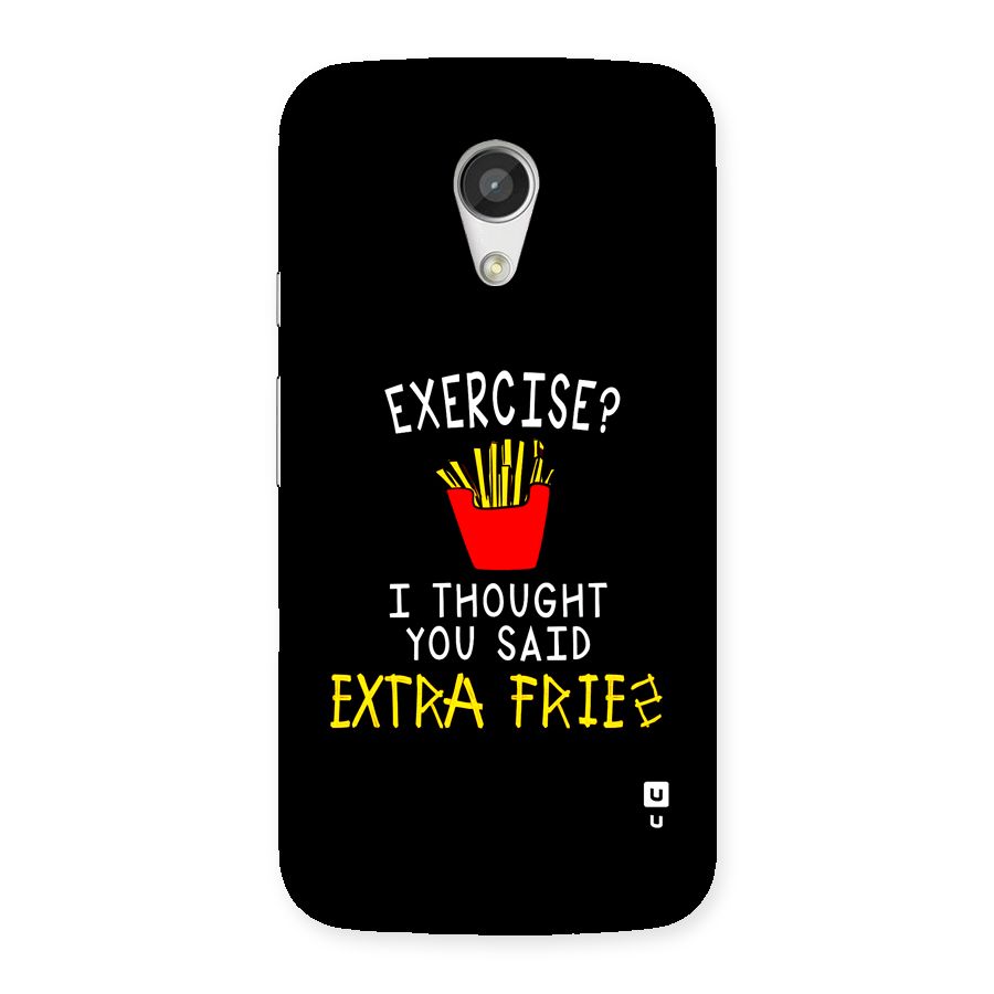 Extra Fries Back Case for Moto G 2nd Gen