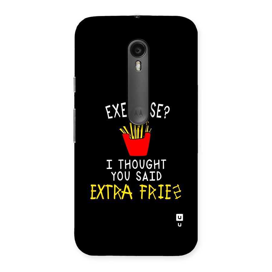 Extra Fries Back Case for Moto G Turbo