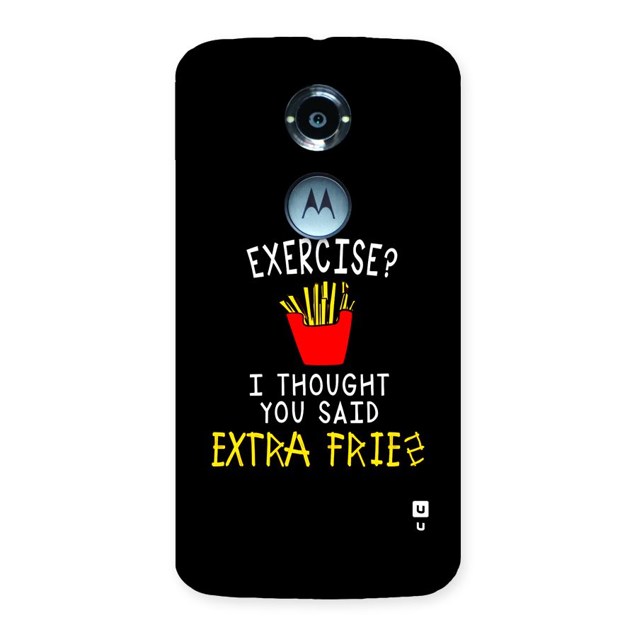Extra Fries Back Case for Moto X2