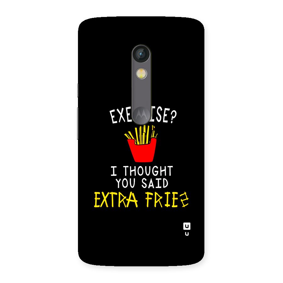 Extra Fries Back Case for Moto X Play