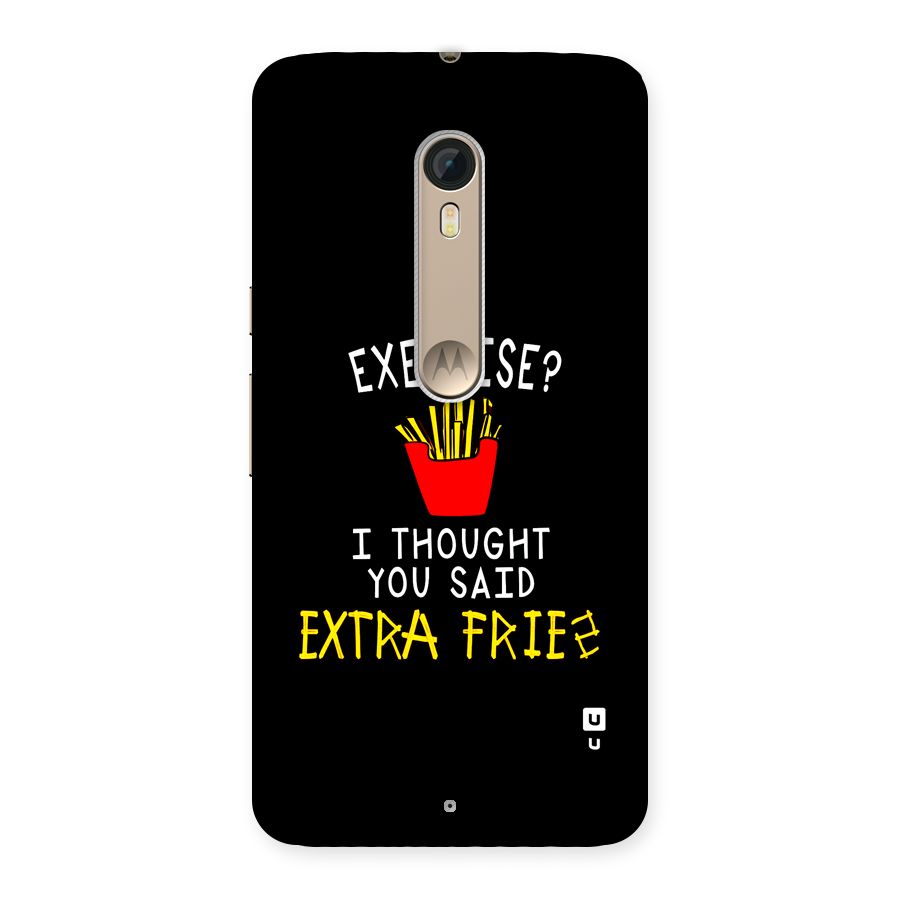 Extra Fries Back Case for Moto X Style